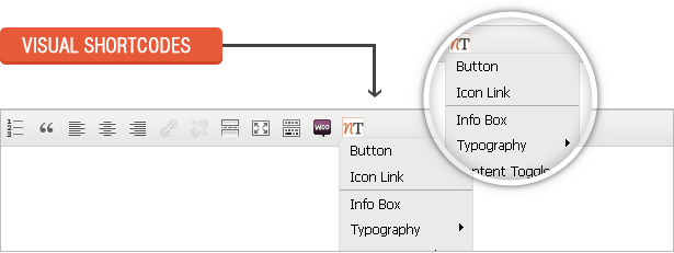 Visual Shortcodes