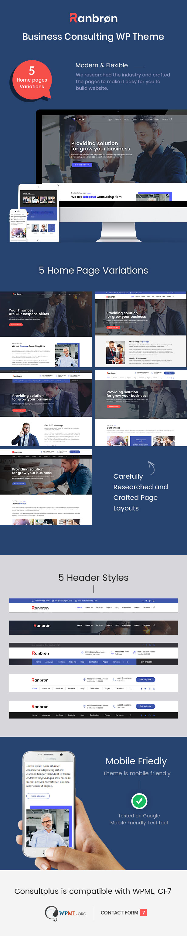 Ranbron - Business and Consulting WordPress Theme - 2