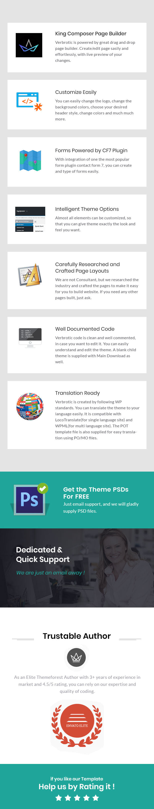 Verbrotic : Business Consulting WordPress Theme - 4